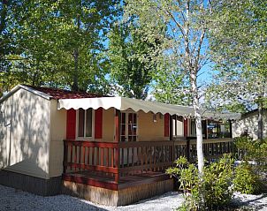 Guest house 0950541 • Fixed travel trailer Tuscany / Elba • Stacaravan - Chalet in Toskane aan zee, op familie camping v 